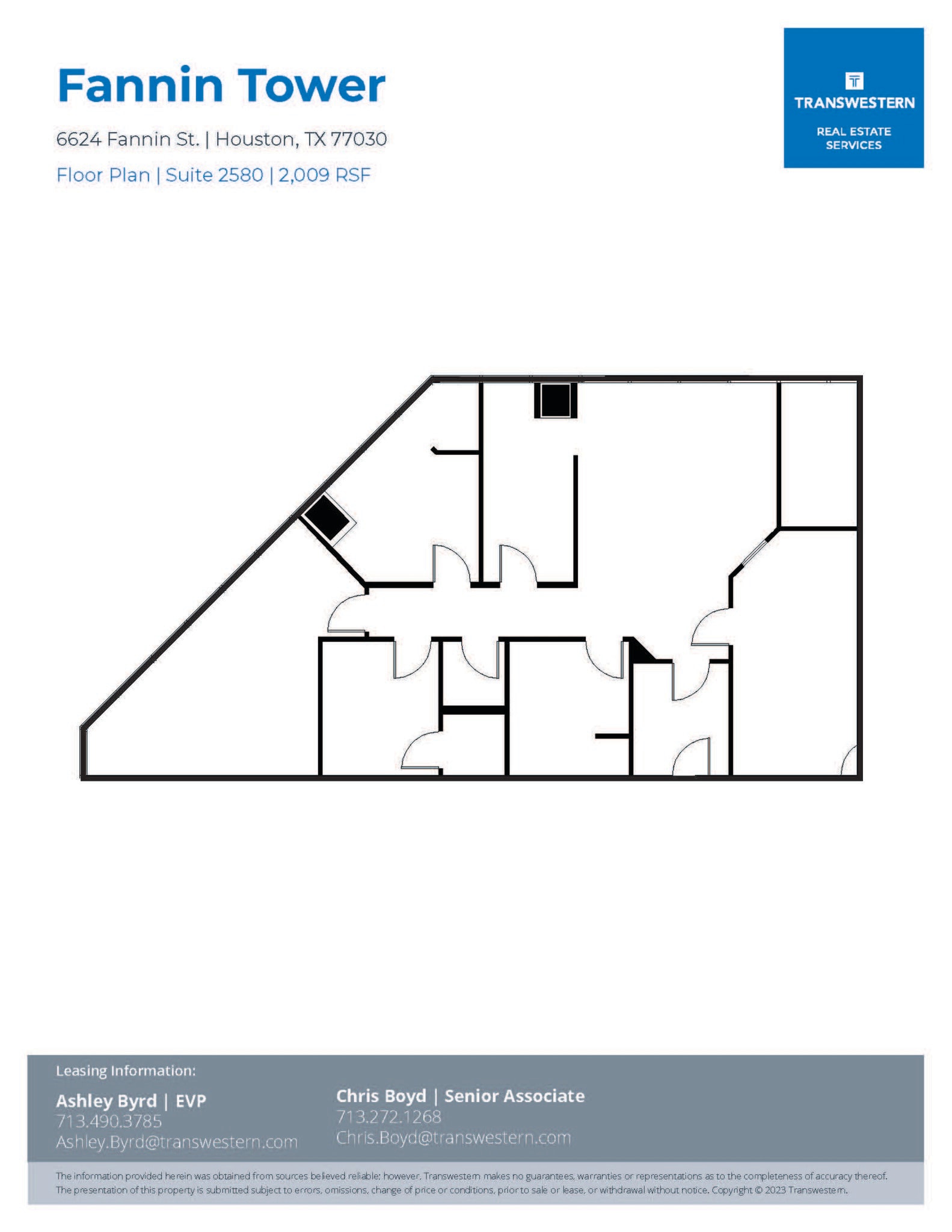 6624 Fannin St, Houston, TX for lease Floor Plan- Image 1 of 1