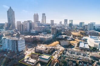414 Centennial Olympic Park Dr NW, Atlanta, GA - Aerial map view - Image1