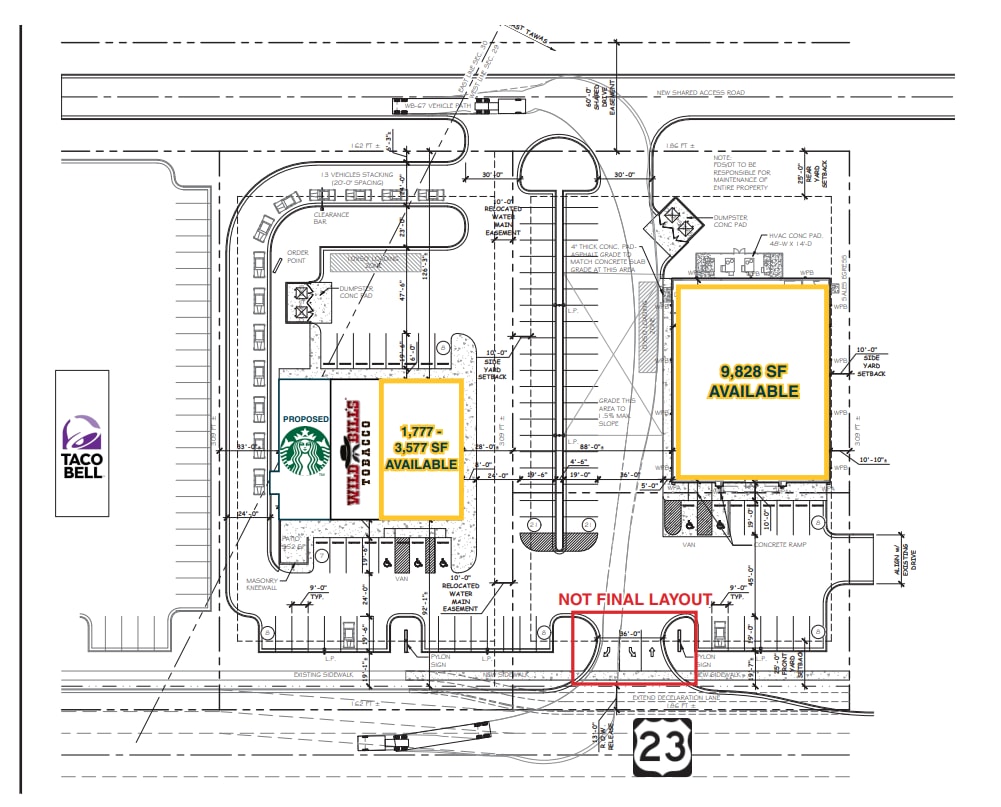 820 W Bay St, East Tawas, MI for lease Site Plan- Image 1 of 1