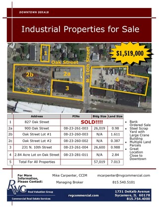 More details for Oak Street Properties – for Sale, Dekalb, IL