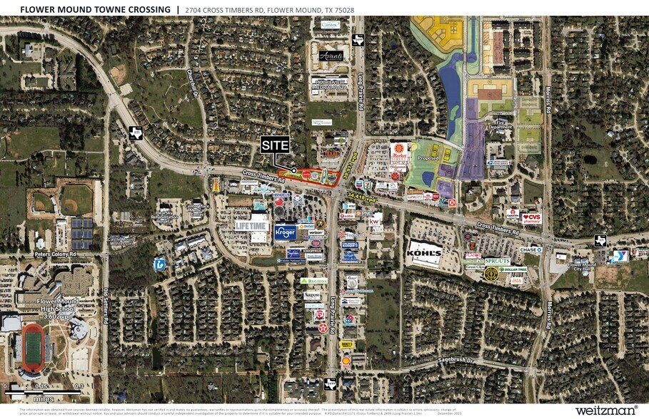 2704 Cross Timbers Rd, Flower Mound, TX à louer - Aérien - Image 2 de 2
