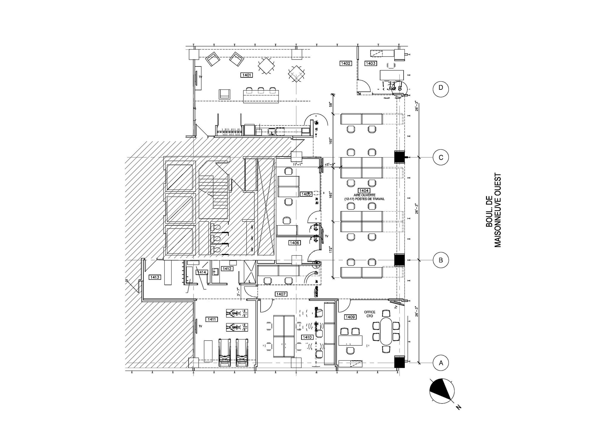 1 Car Westmount, Westmount, QC for lease Floor Plan- Image 1 of 1