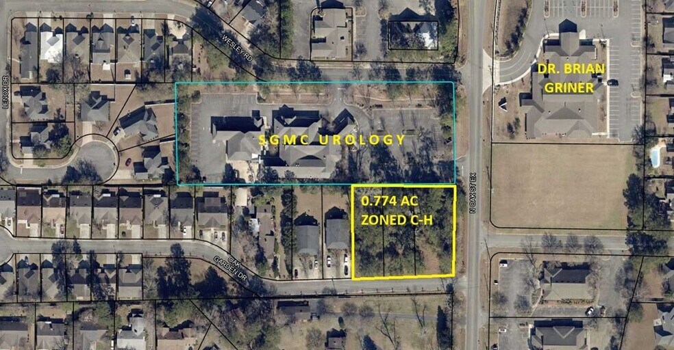 3306 Oak Street Ext, Valdosta, GA à vendre - Aérien - Image 2 de 7