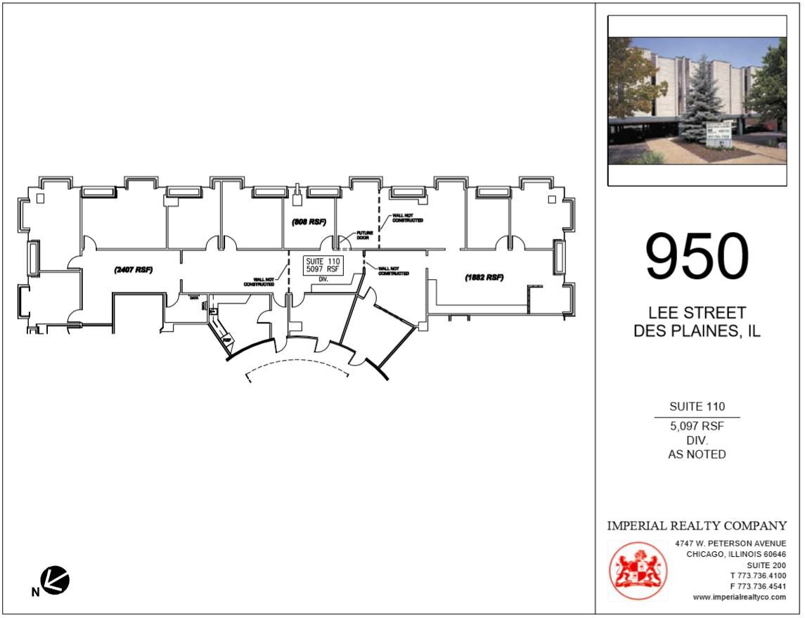 950 Lee St, Des Plaines, IL à louer Plan d  tage- Image 1 de 12