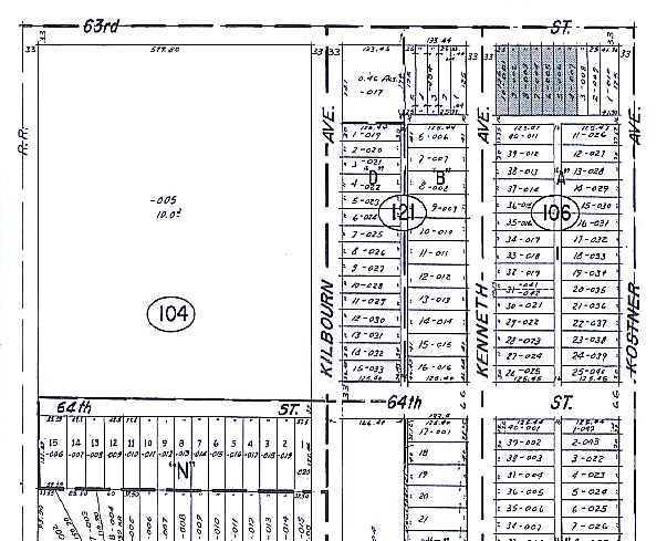 4425 W 63rd St, Chicago, IL à louer - Plan cadastral - Image 3 de 18