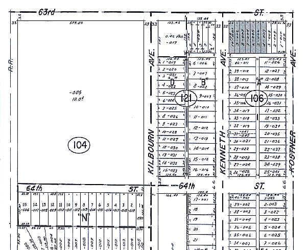 4425 W 63rd St, Chicago, IL for lease - Plat Map - Image 3 of 18