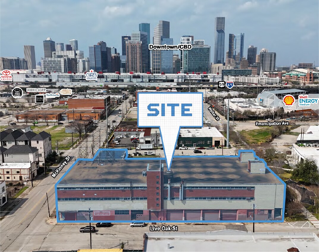 908 Live Oak St, Houston, TX à vendre Photo du bâtiment- Image 1 de 6