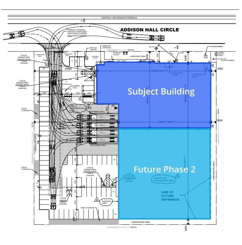 310 Addison Hall Cir, Aurora, ON à louer Plan de site- Image 1 de 2