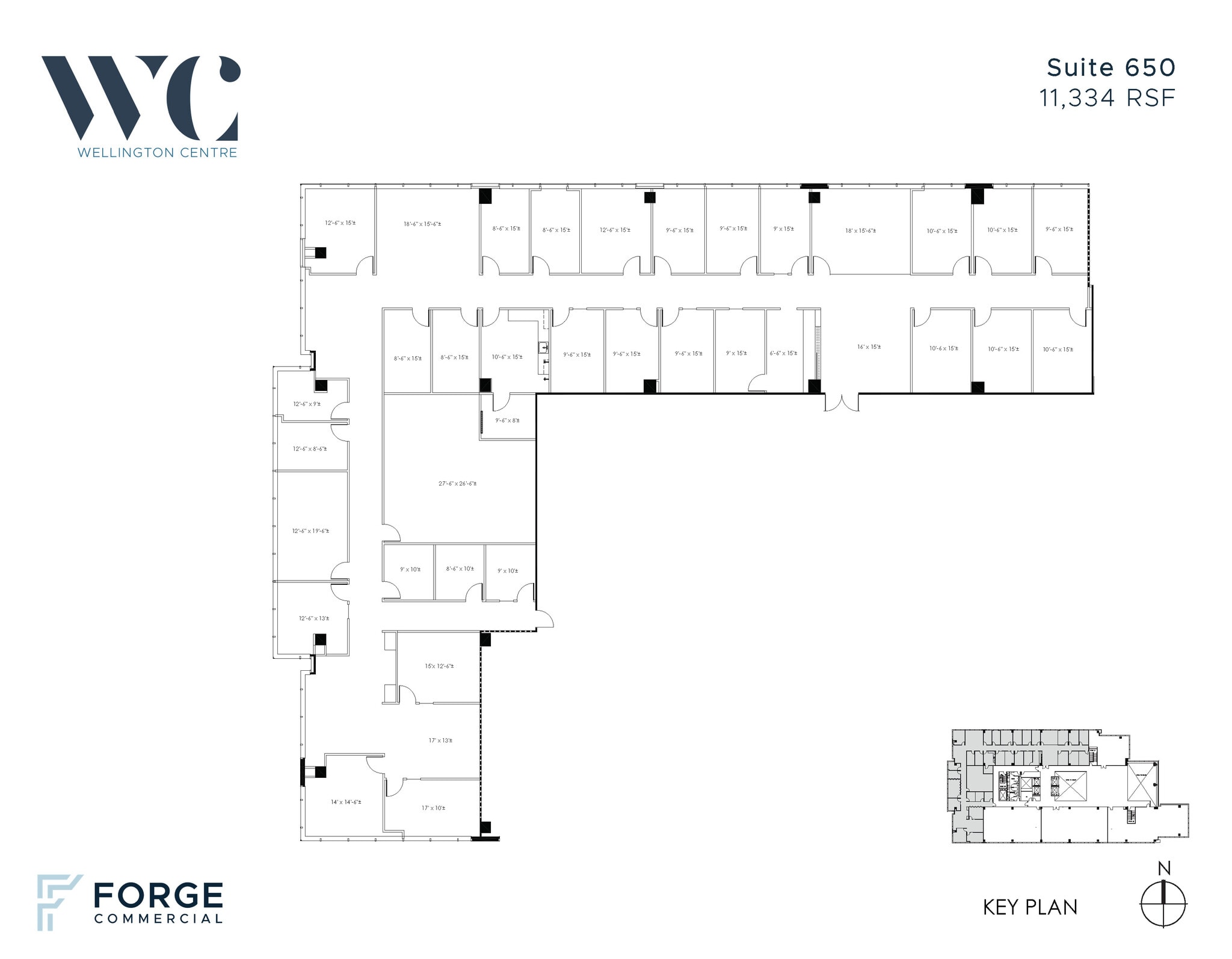 14643 N Dallas Pky, Dallas, TX à louer Plan d’étage- Image 1 de 1