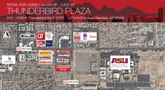 More details for 5111-5159 W Thunderbird Rd, Glendale, AZ - Retail for Lease