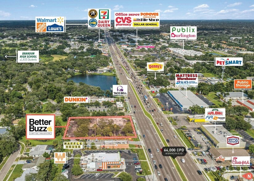 1402 W Brandon Blvd, Brandon, FL for sale - Building Photo - Image 3 of 5