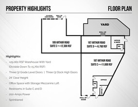 187-189 Arthur Rd, Martinez, CA à louer Plan d’étage- Image 1 de 1
