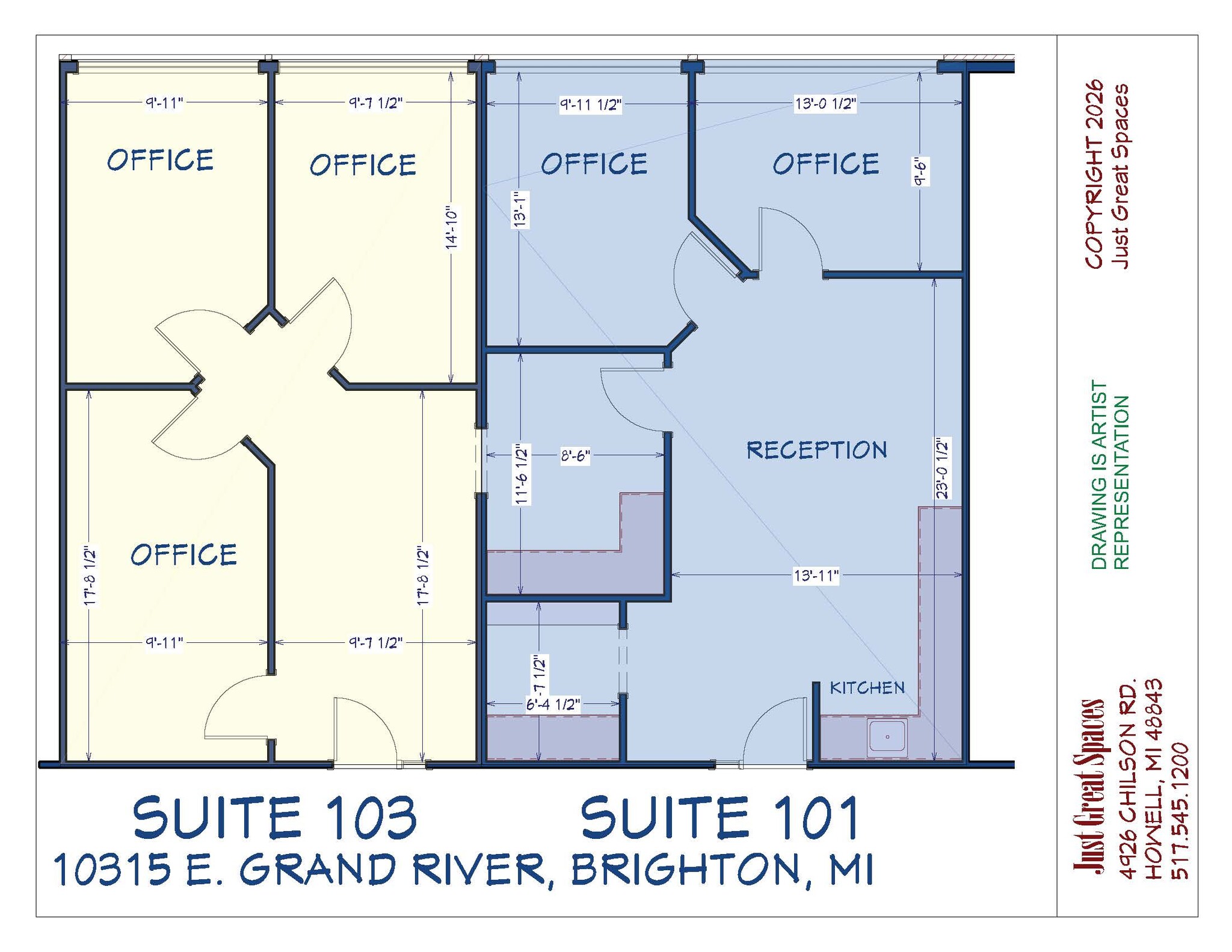 10315 E Grand River Ave, Brighton, MI for lease Interior Photo- Image 1 of 8