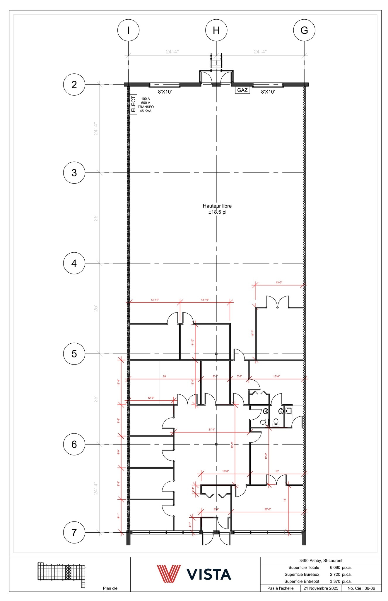 3440-3560 Rue Ashby, Montréal, QC à louer Plan de site- Image 1 de 1