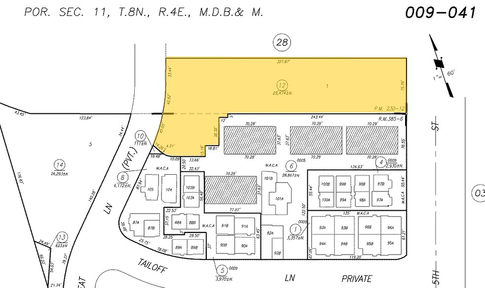 2630 5th St, Sacramento, CA for sale - Plat Map - Image 1 of 1