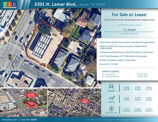 Plus de détails pour 5301 N Lamar Blvd, Austin, TX - Commerce de détail à vendre