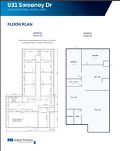 931 Sweeney Dr, Hagerstown, MD à louer Plan d’étage- Image 1 de 1