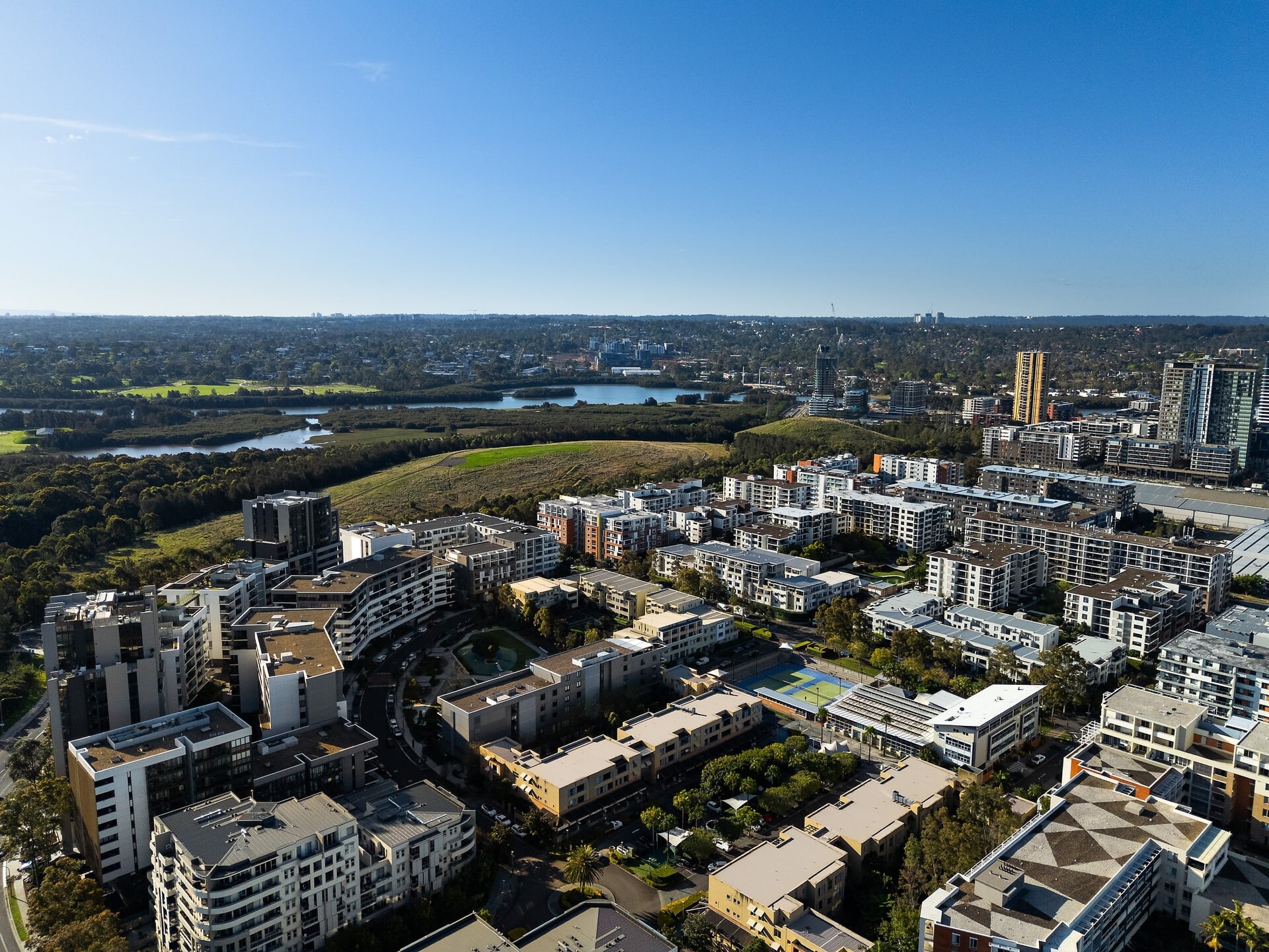 3 The Piazza, Wentworth Point for lease Aerial- Image 1 of 4