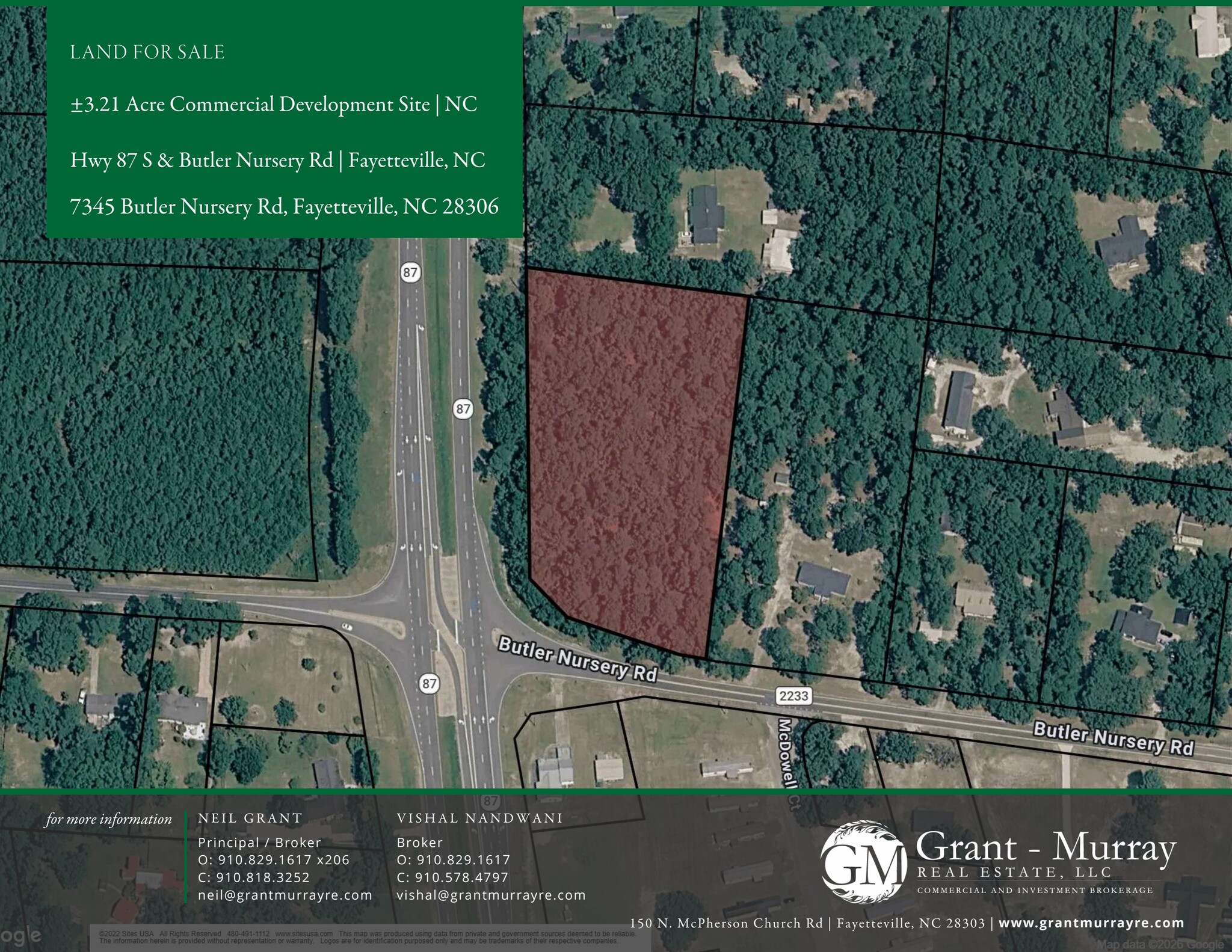 7345 Butler Nursery Rd, Fayetteville, NC à vendre Photo principale- Image 1 de 3