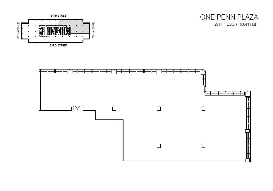 PENN 1, New York, NY à louer Plan d’étage- Image 1 de 1