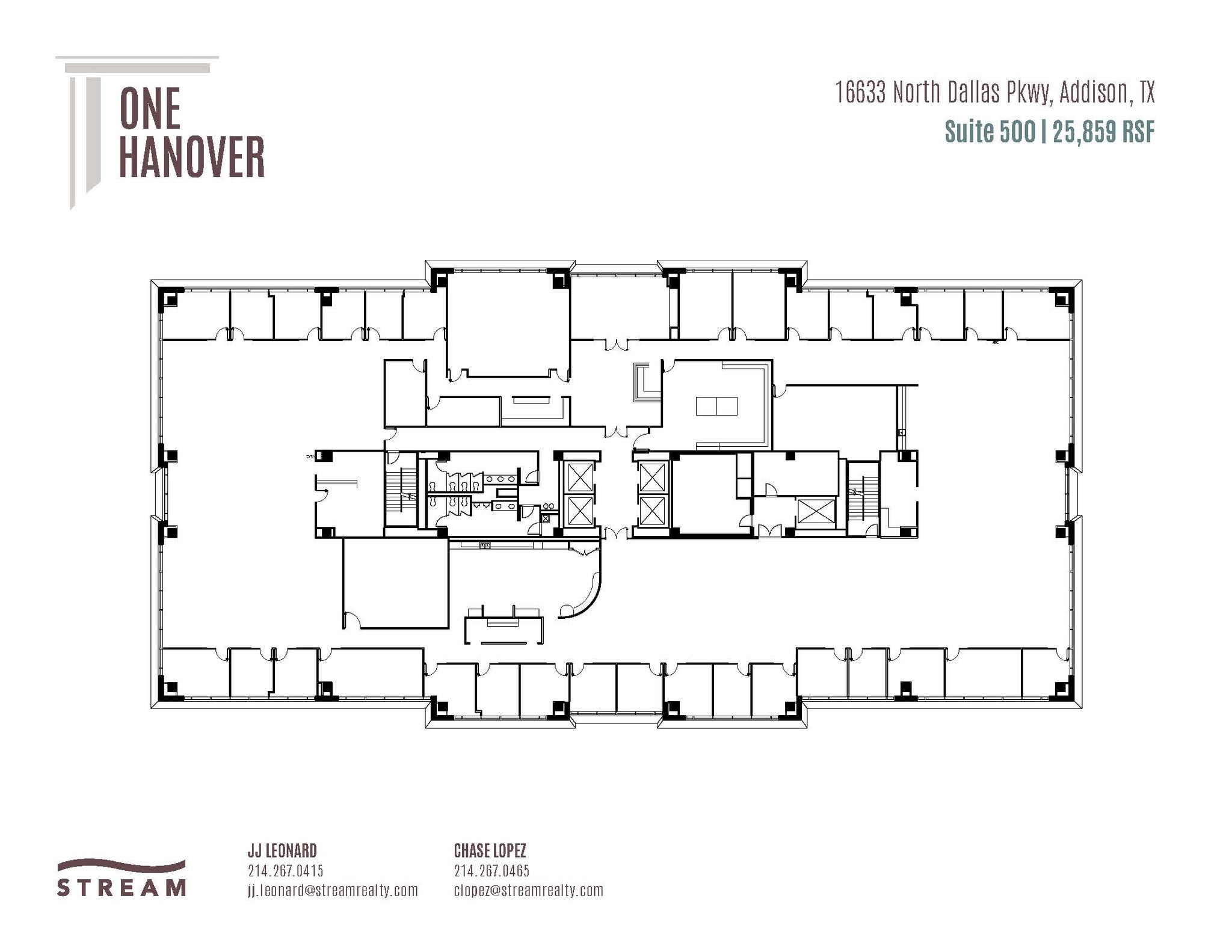 16633 N Dallas Pky, Addison, TX à louer Plan d  tage- Image 1 de 1