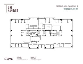 16633 N Dallas Pky, Addison, TX à louer Plan d  tage- Image 1 de 1