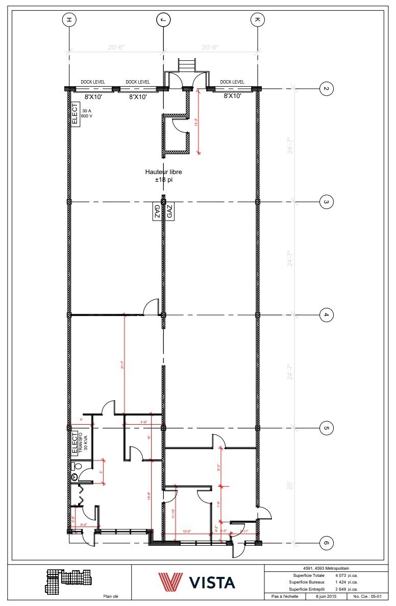 4553-4597 Boul Métropolitain E, Montréal, QC for lease Floor Plan- Image 1 of 1