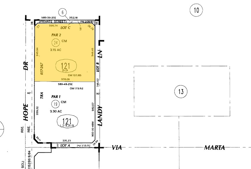 35800 Bob Hope Dr, Rancho Mirage, CA for lease - Plat Map - Image 3 of 7