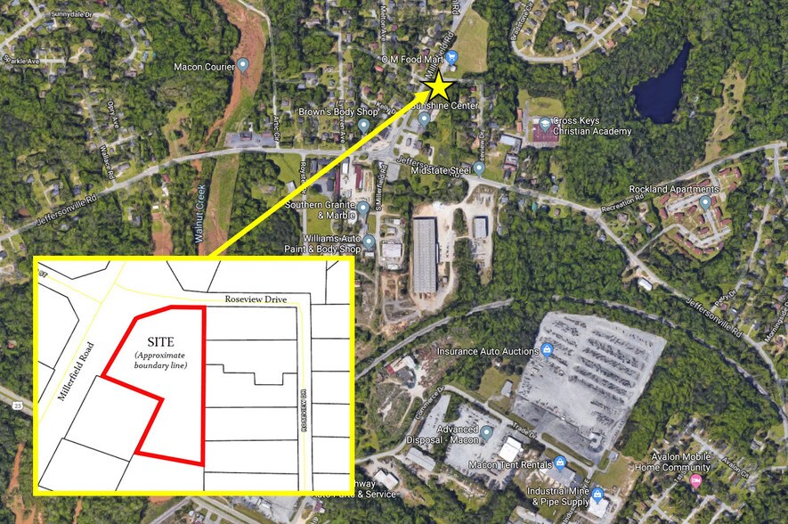 1963 Millerfield Rd, Macon-Bibb, GA for sale - Aerial - Image 1 of 1