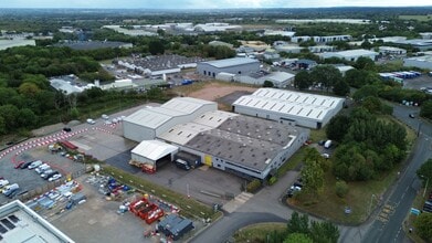 Ash Rd N, Wrexham, CLW - AERIAL  map view