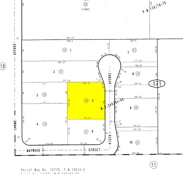 2764 S Vista Ave, Rialto, CA à louer - Plan cadastral - Image 3 de 3
