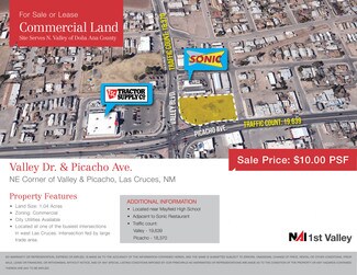 More details for 1380 W Picacho Ave, Las Cruces, NM - Land for Sale