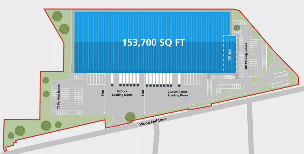 Wood End Ln, Fradley for lease - Floor Plan - Image 2 of 2