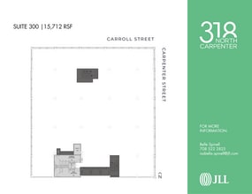 318 N Carpenter St, Chicago, IL à louer Plan d’étage- Image 2 de 2