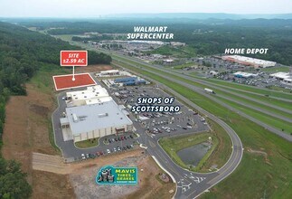 24540 John T Reid Pky, Scottsboro, AL - Aérien Vue de la carte