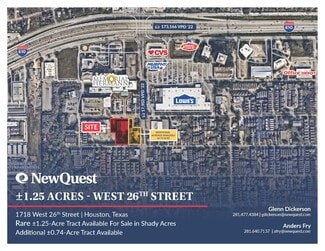 More details for 1718 W 26th St, Houston, TX - Land for Sale