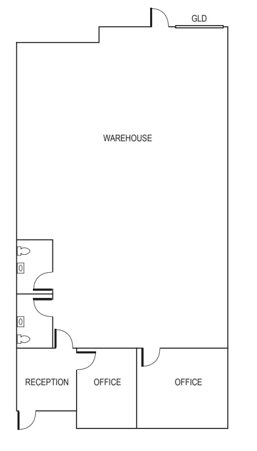 2211 Fortune Dr, San Jose, CA à louer Plan d’étage- Image 1 de 1