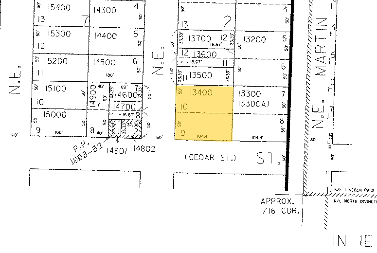 311 NE Shaver St, Portland, OR for lease - Plat Map - Image 2 of 5