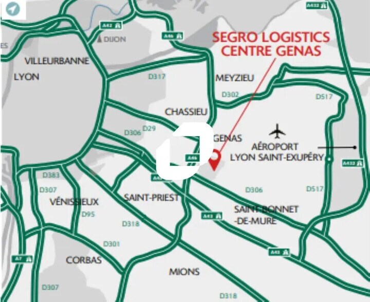 Bureau dans Genas à louer - Photo du bâtiment - Image 2 de 4