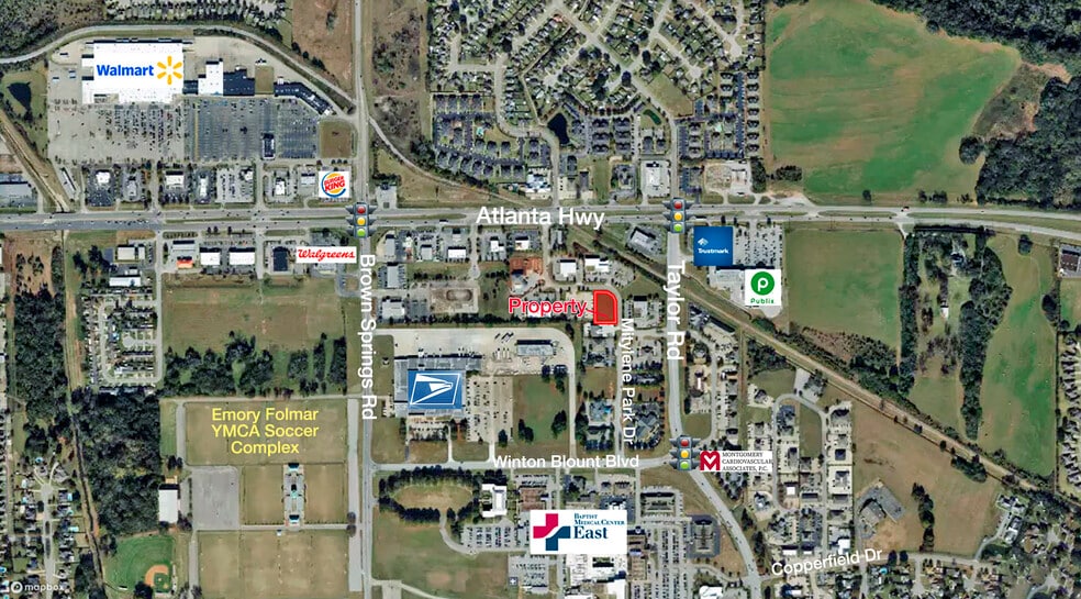 Atlanta Highway/Taylor Road, Montgomery, AL for sale - Aerial - Image 2 of 2