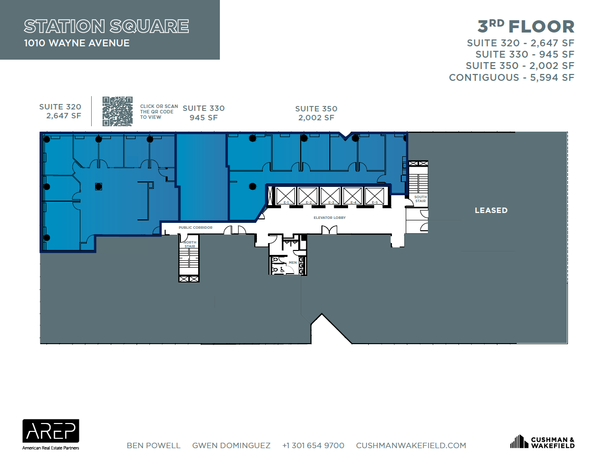 1100 Wayne Ave, Silver Spring, MD for lease Floor Plan- Image 1 of 1