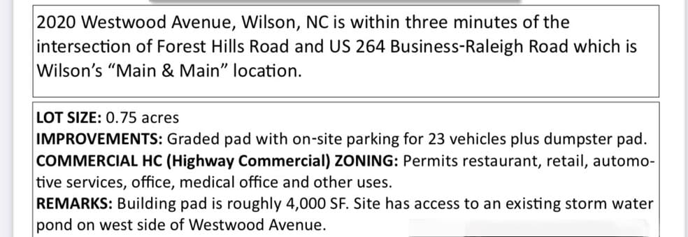 2020 Westwood Ave, Wilson, NC for lease - Building Photo - Image 3 of 4