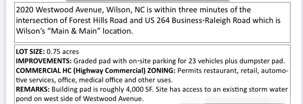 2020 Westwood Ave, Wilson, NC à louer - Photo du bâtiment - Image 3 de 4