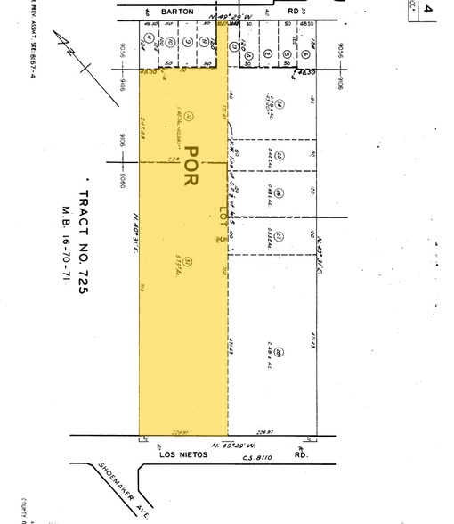 13001-13003 Los Nietos Rd, Santa Fe Springs, CA for sale - Plat Map - Image 2 of 2