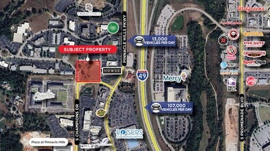 2718 S Champions Dr, Rogers, AR - AERIAL  map view - Image1