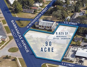 1401 Barrancas Ave, Pensacola, FL - Aérien Vue de la carte - Image1