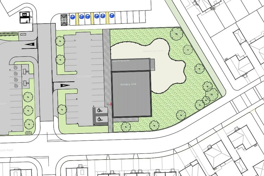 7 Albright Close, York à louer - Plan de site - Image 2 de 3