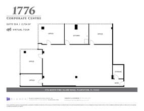 1776 N Pine Island Rd, Plantation, FL for lease Floor Plan- Image 1 of 1
