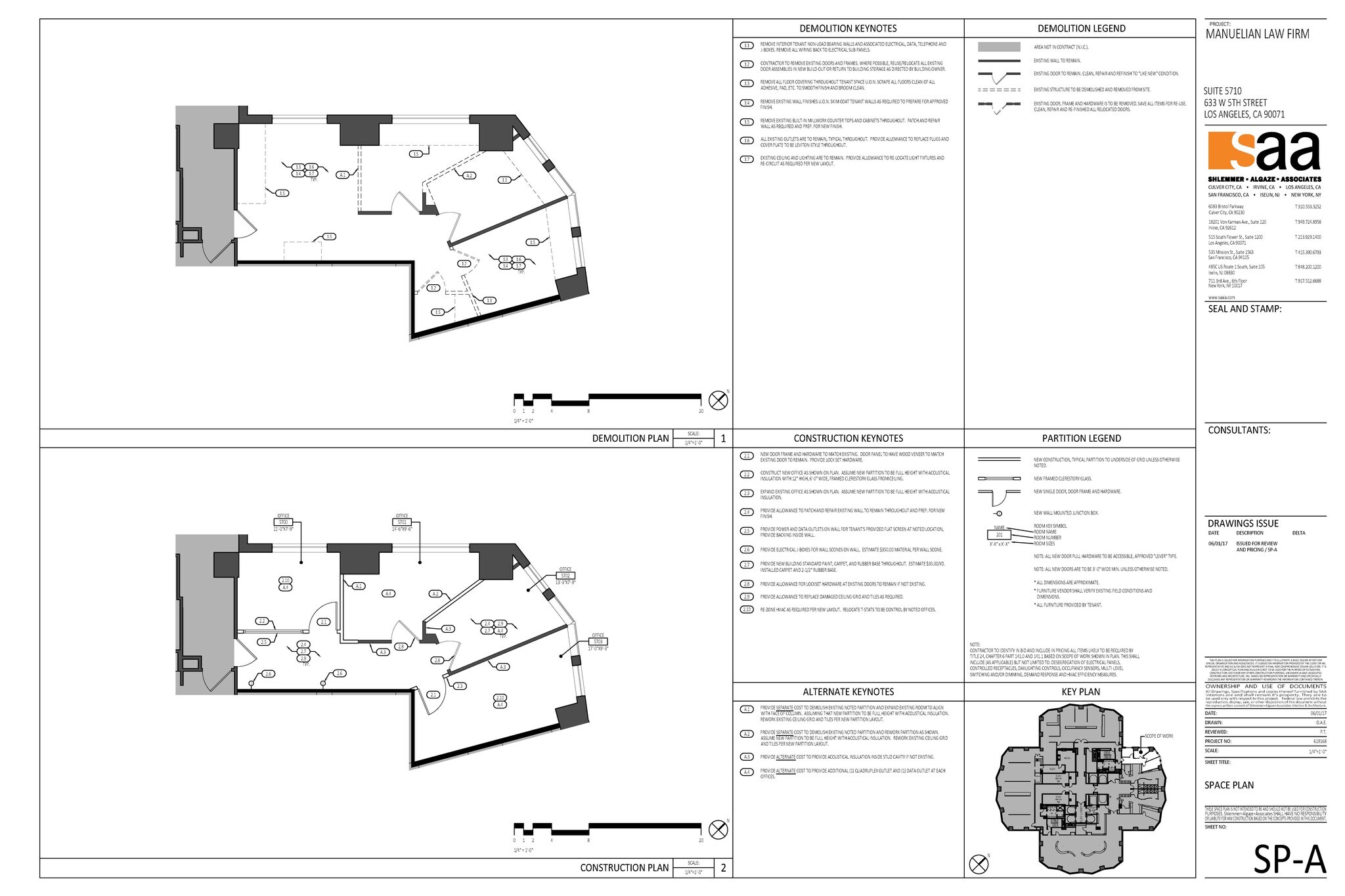 633 W 5th St, Los Angeles, CA for lease Floor Plan- Image 1 of 1