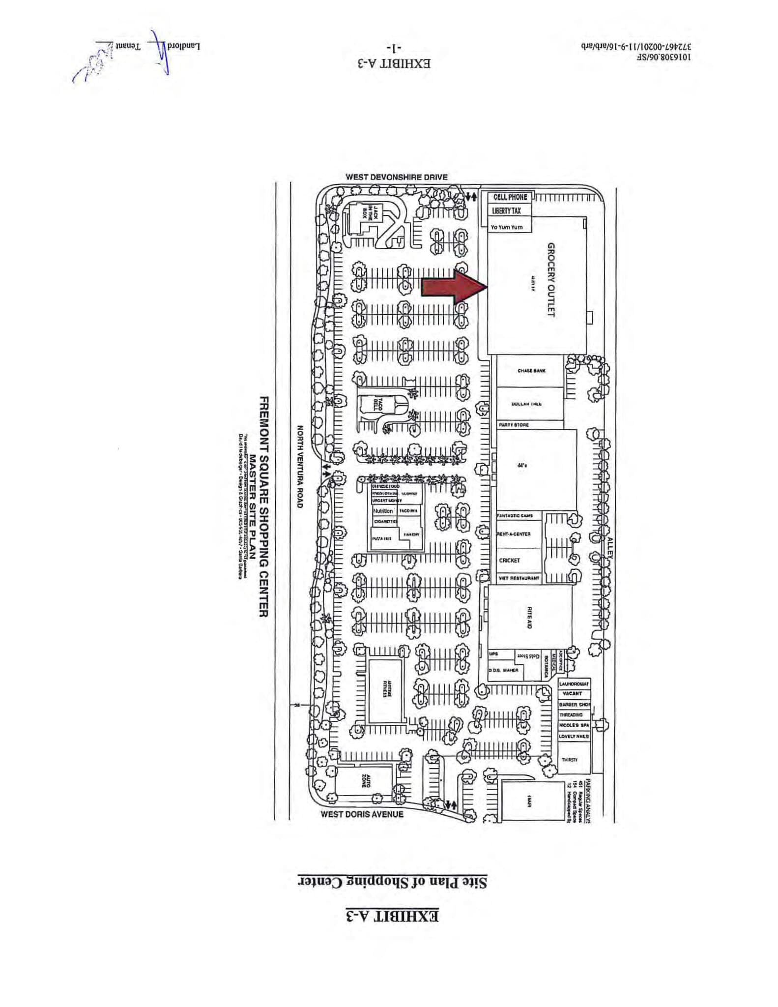 712-944 N Ventura Rd, Oxnard, CA for lease Site Plan- Image 1 of 2